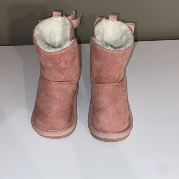 Baby girls’ tie boots - Picture 2 of 3